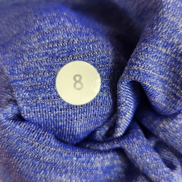 Lululemon Run Back On Track Hoodie Pullover Heathered Pigment Blue Size 8 - Picture 12 of 12